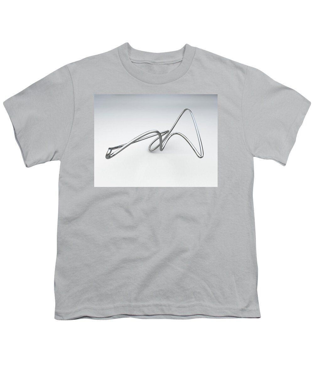 Chrome Youth T-Shirt featuring the digital art Totally Tubular 2 #1 by Scott Norris