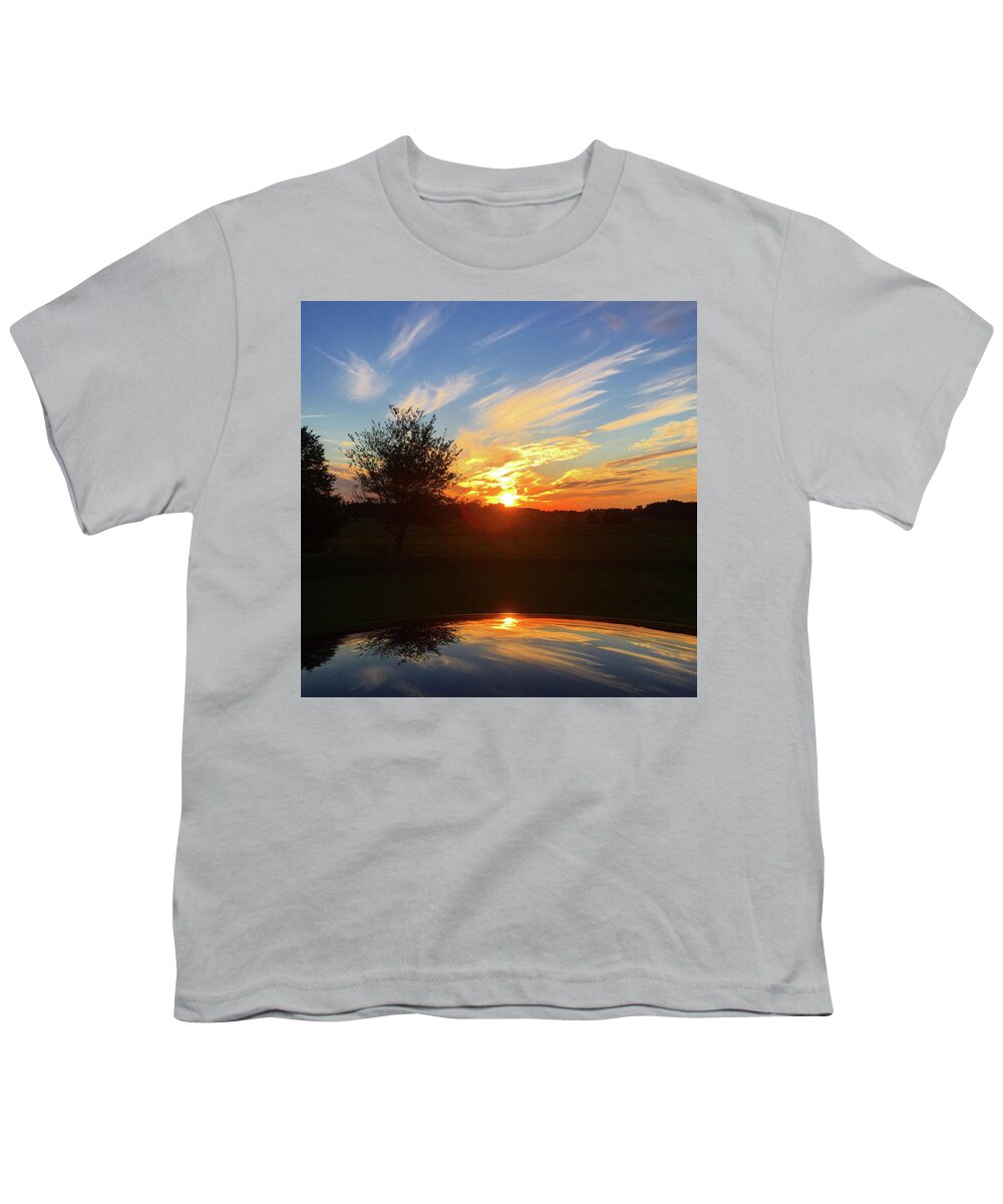 Autumn Youth T-Shirt featuring the photograph Autumn Sunset by Matthew Seufer