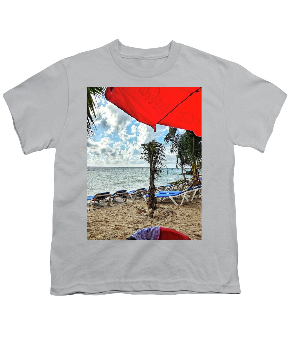 Beach Youth T-Shirt featuring the photograph Beach Love by Portia Olaughlin