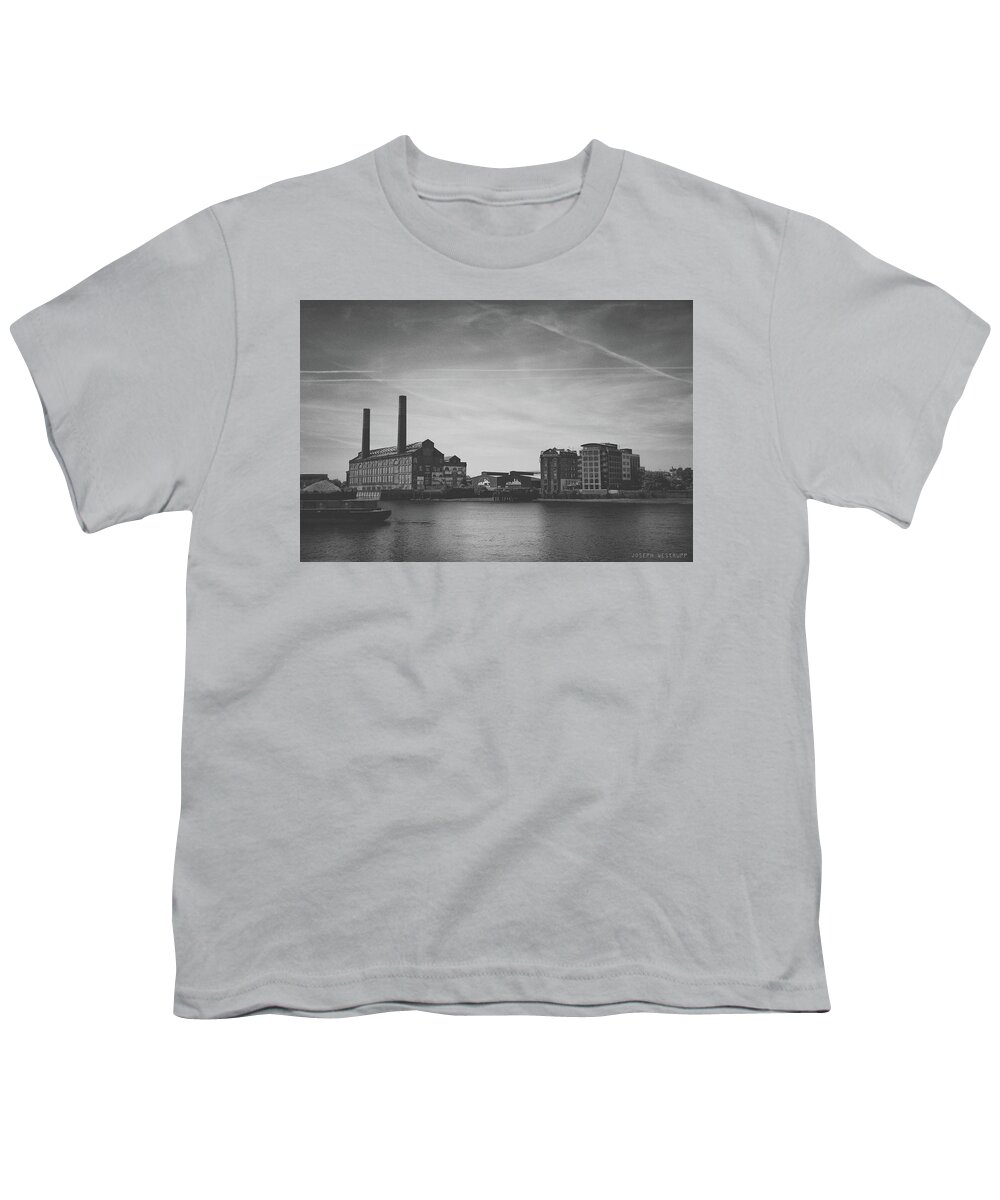 Gothic Youth T-Shirt featuring the photograph Bleak Industry by Joseph Westrupp