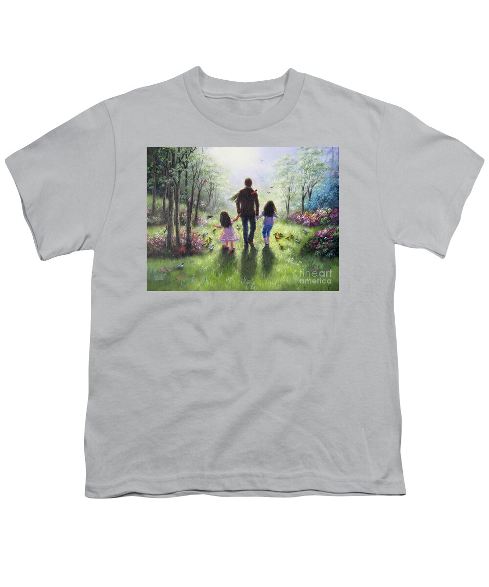 Father Daughters and Forest Youth T-Shirt Vickie Wade Pixels