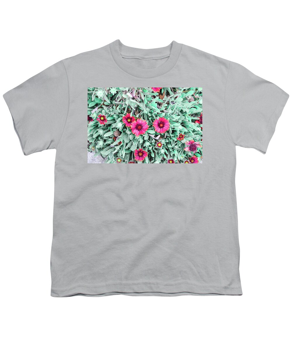 Color Youth T-Shirt featuring the photograph Flowers by Chuck Brown