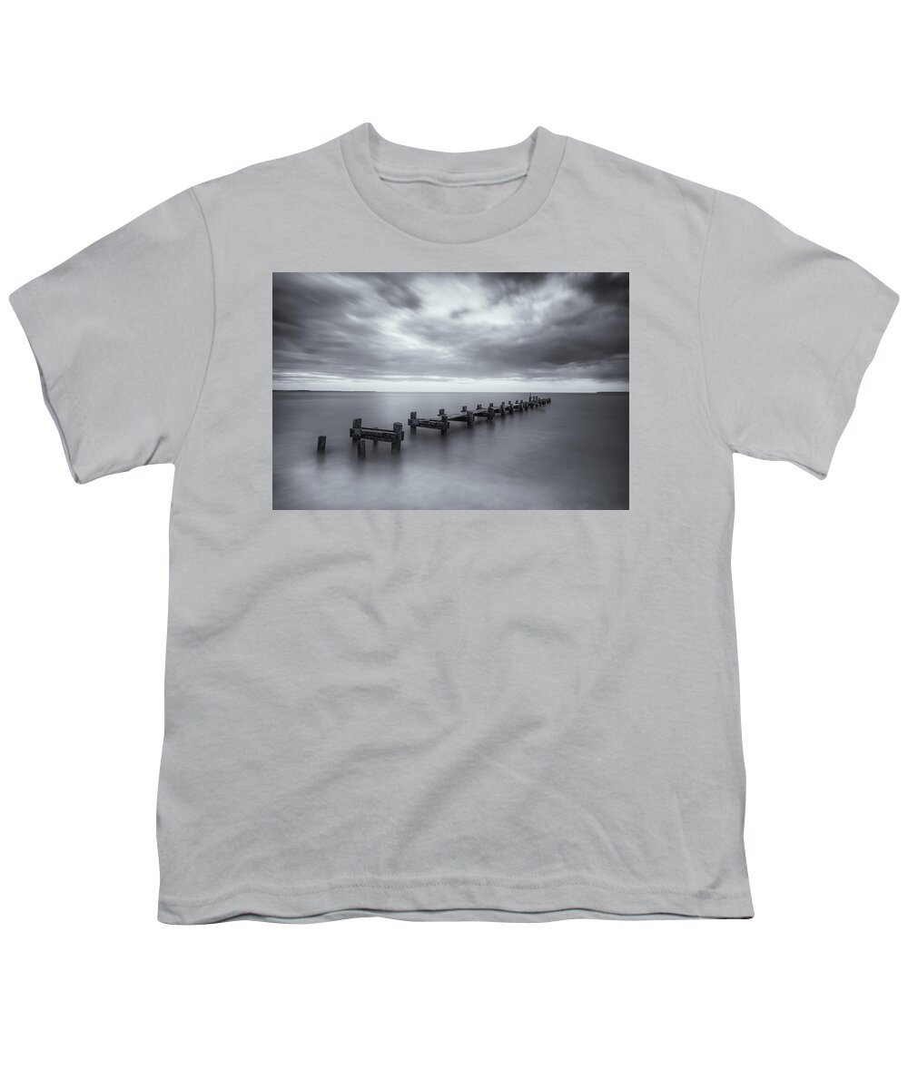 Pier Youth T-Shirt featuring the photograph Into the Sea by Rob Davies