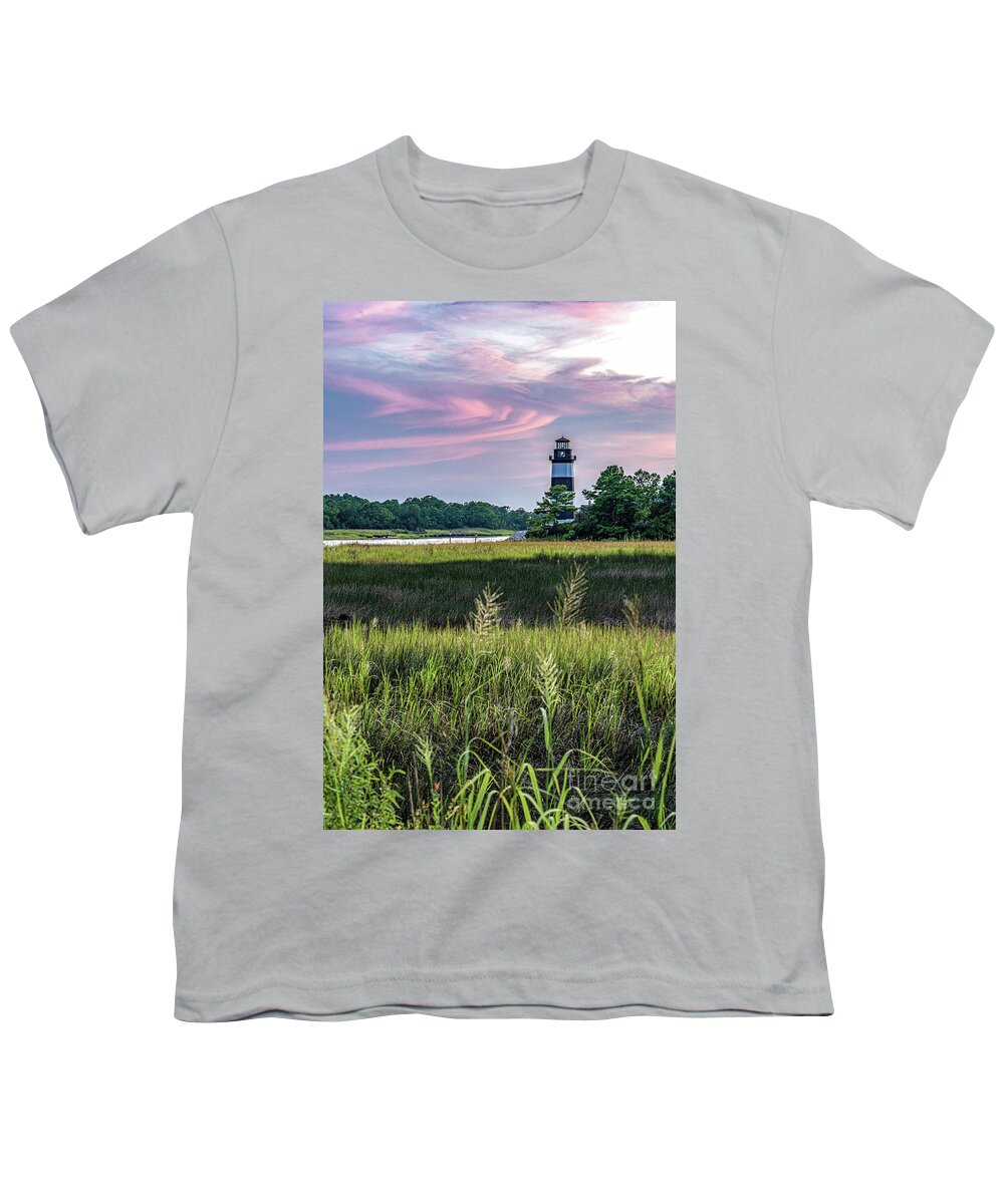 Little River Youth T-Shirt featuring the photograph Little River Sunset by David Smith
