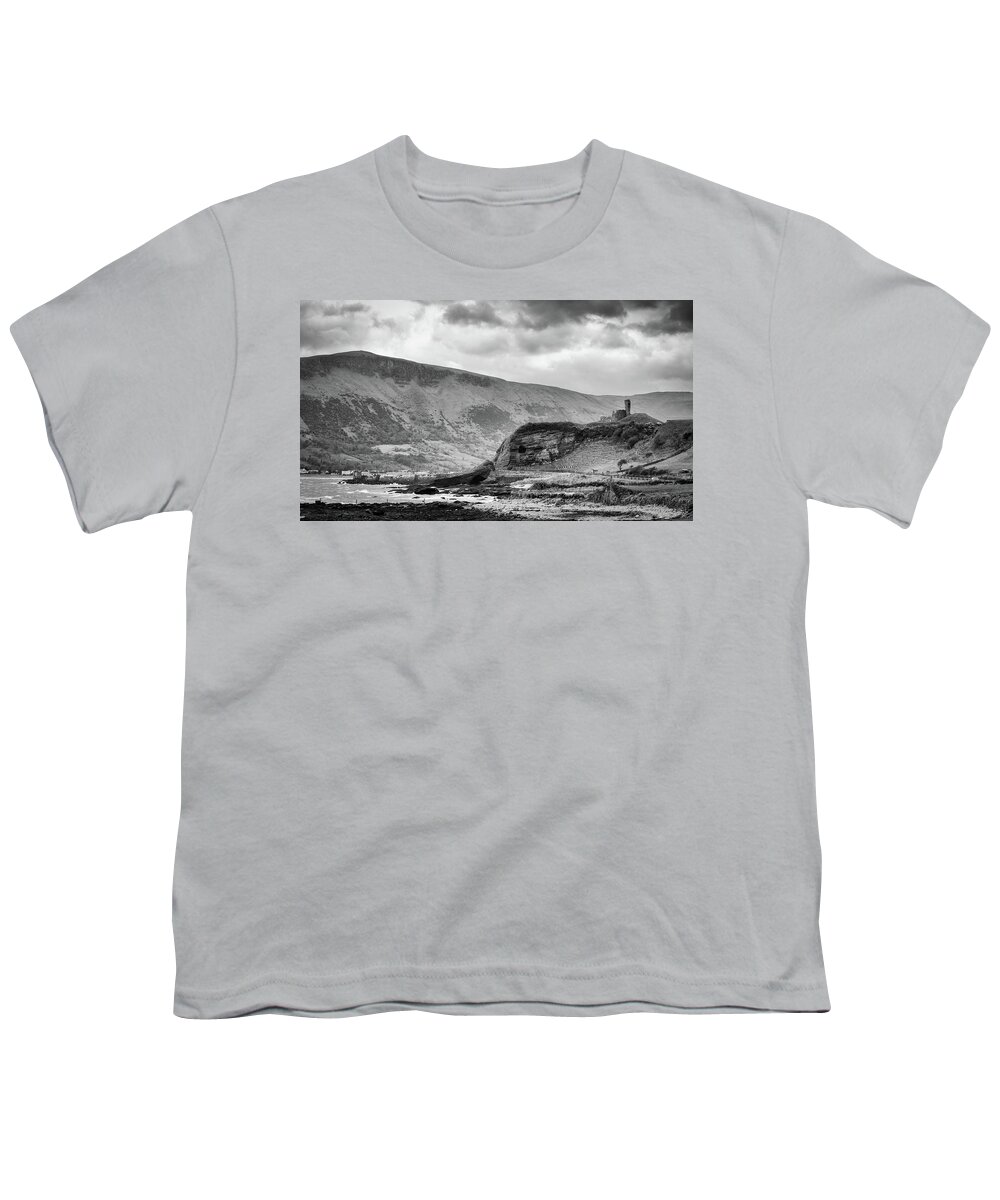 Red Youth T-Shirt featuring the photograph Red Bay Castle by Nigel R Bell