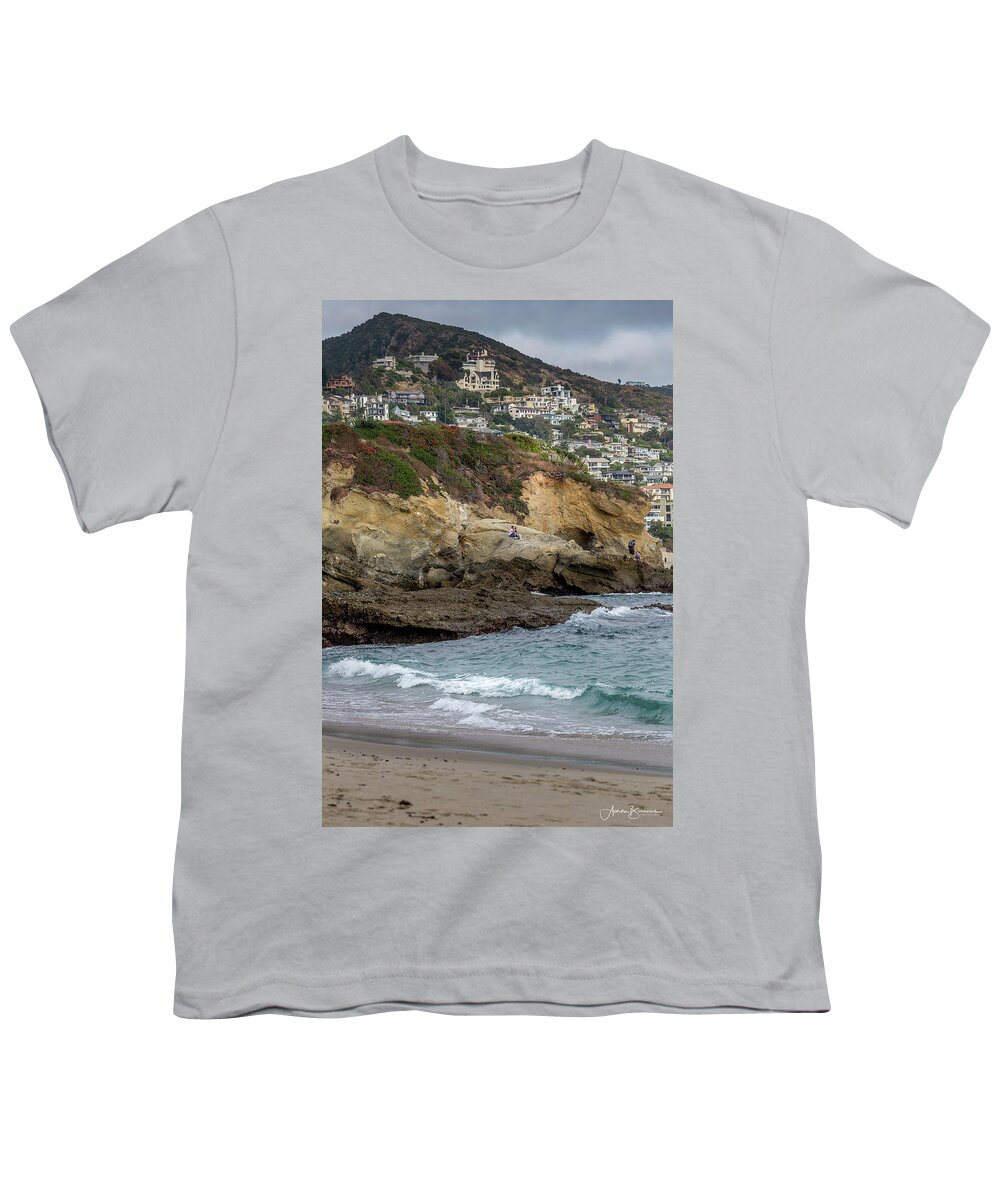 Ocean Youth T-Shirt featuring the photograph Seas Below the Homes by Aaron Burrows