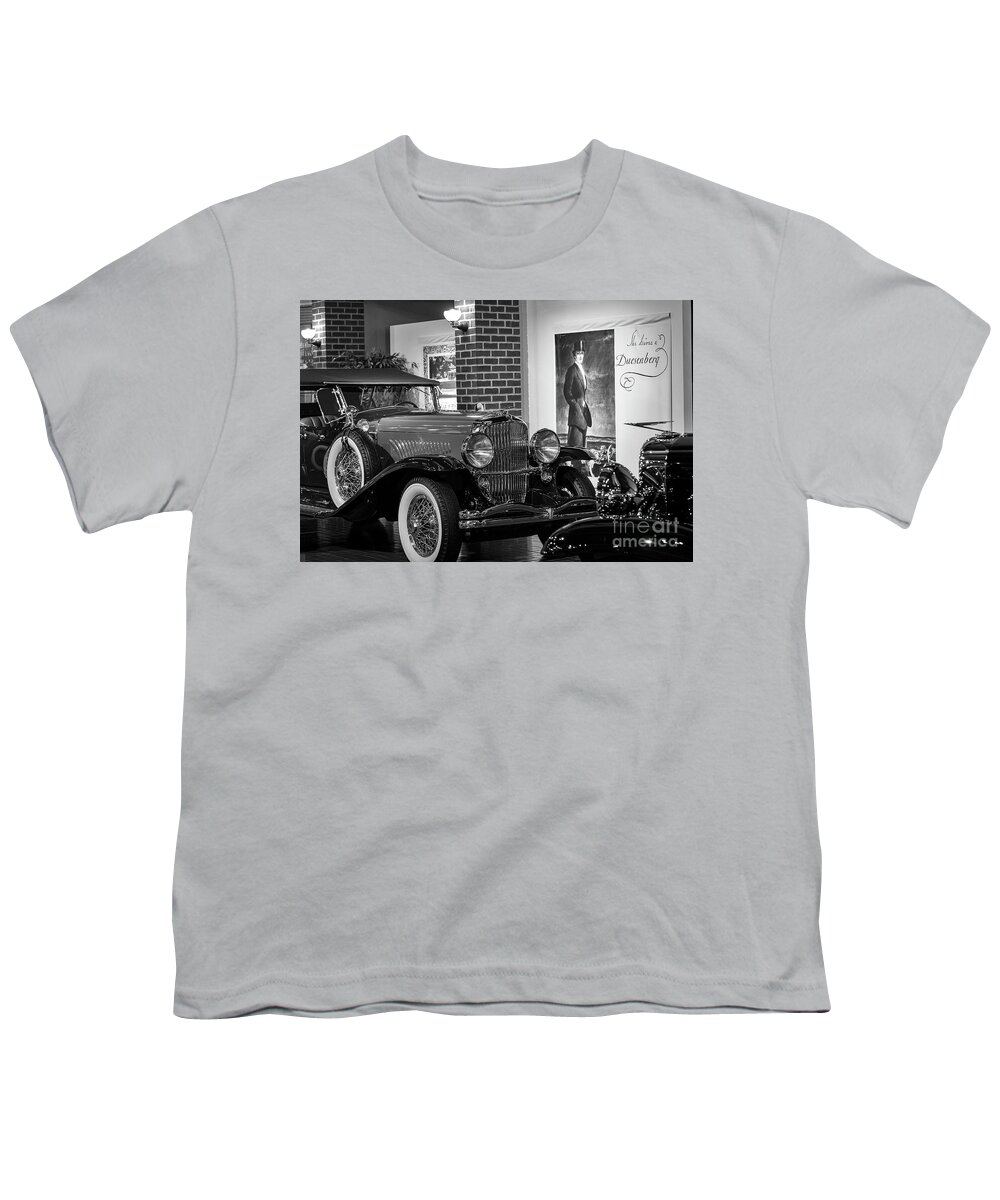 Duesenberg Youth T-Shirt featuring the photograph She Drives a Duesenberg by Dennis Hedberg