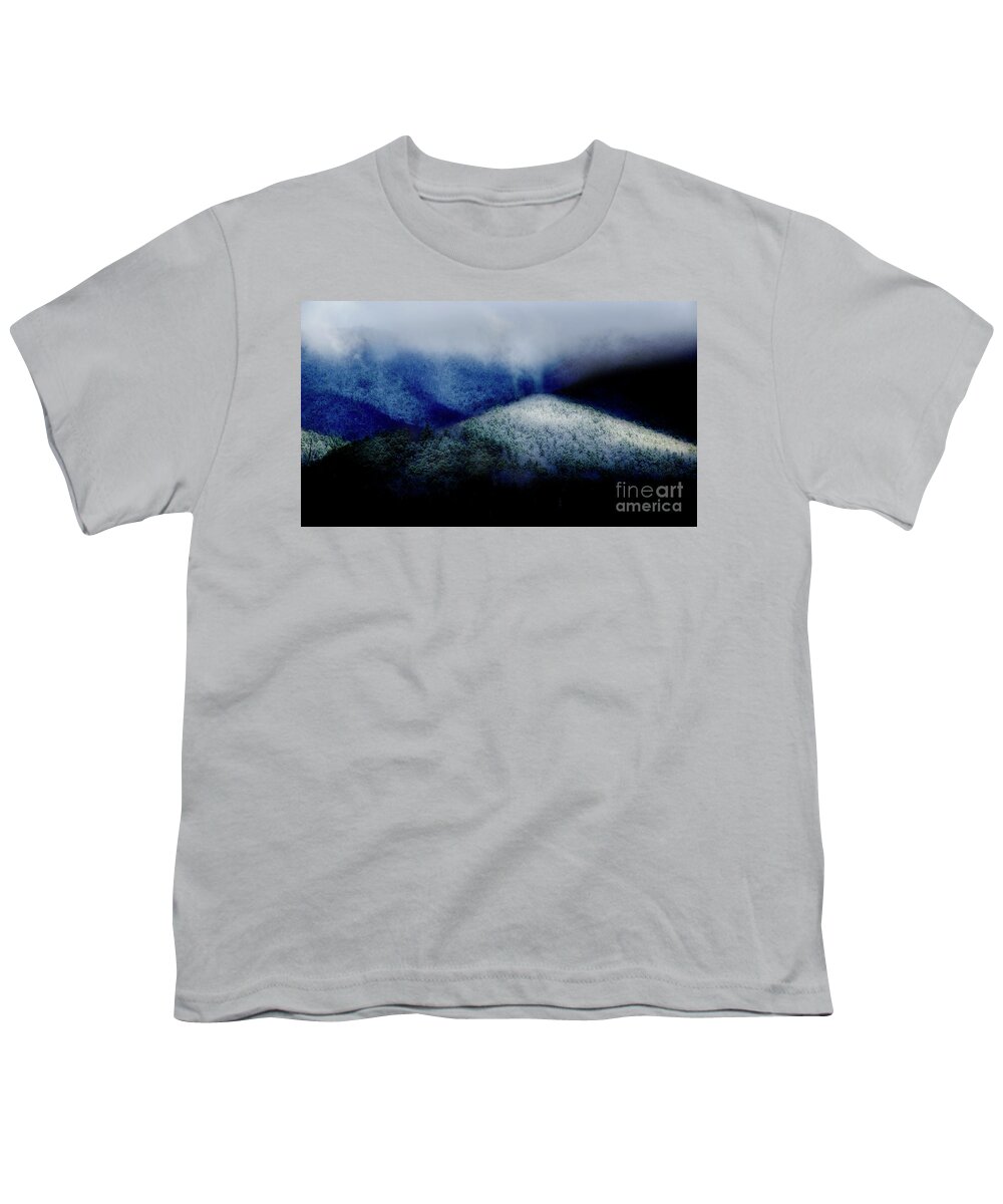 Smoky Mountains Youth T-Shirt featuring the photograph Smoky Mountain Abstract by Mike Eingle