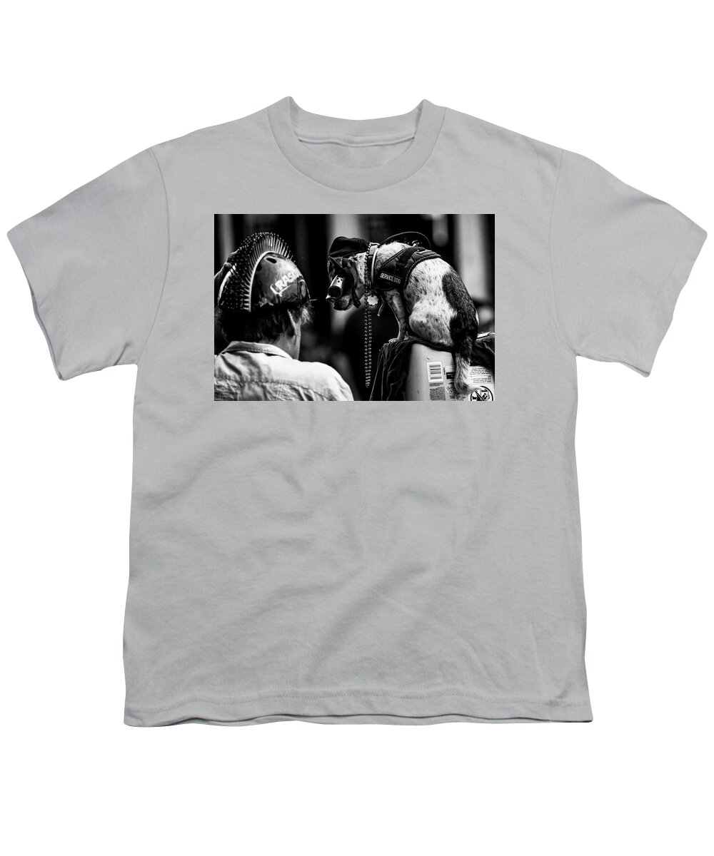 Photo Youth T-Shirt featuring the photograph Street dog by Jason Hughes