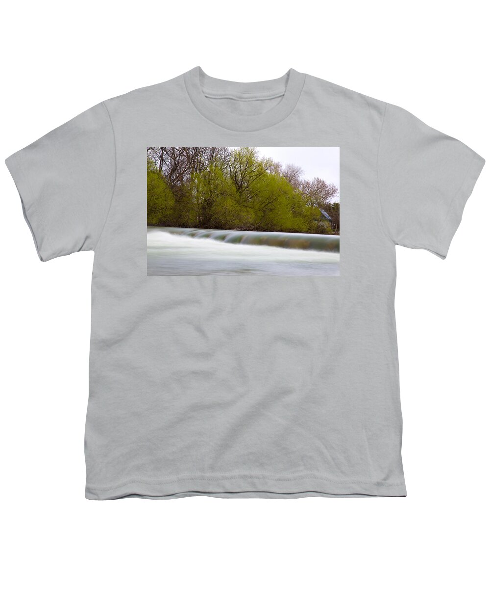 River Youth T-Shirt featuring the photograph River Falls by Dart Humeston