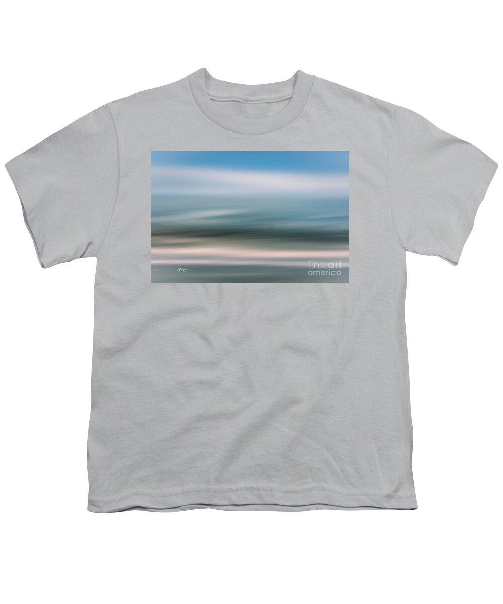 Impressions Youth T-Shirt featuring the photograph Altered Reality 44 - Impressionistic Sea Scene by DB Hayes