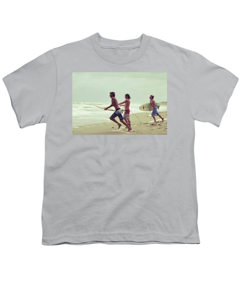 Surfer Youth T-Shirt featuring the photograph Boys of Summer 2 by Laura Fasulo
