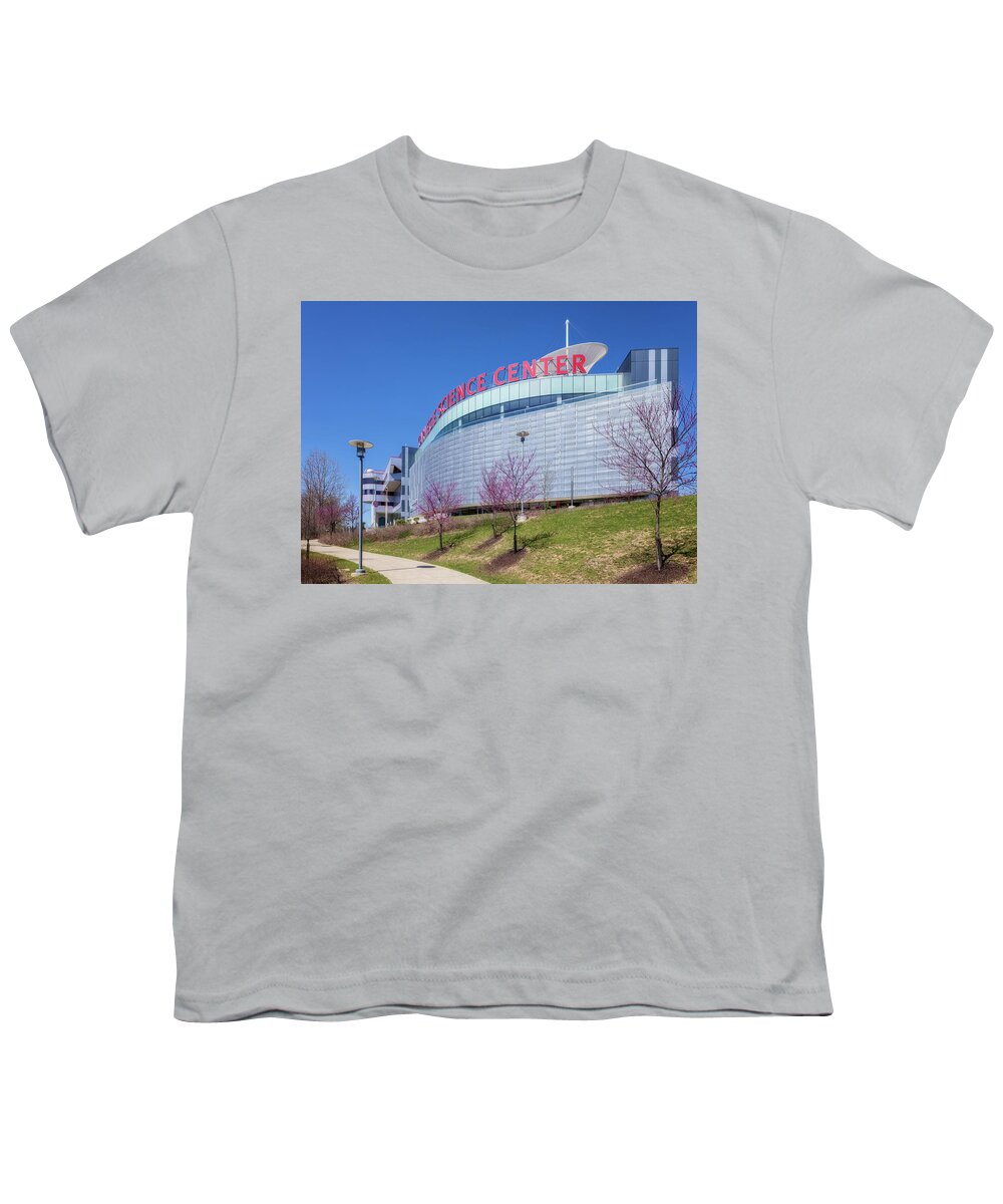 Carnegie Science Center Youth T-Shirt featuring the photograph Carnegie Science Center - Pittsburgh, PA by Susan Rissi Tregoning