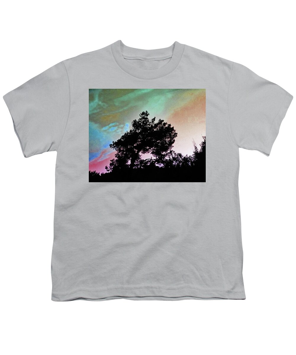 Tree Youth T-Shirt featuring the photograph Classic Leaning Tree by Andrew Lawrence