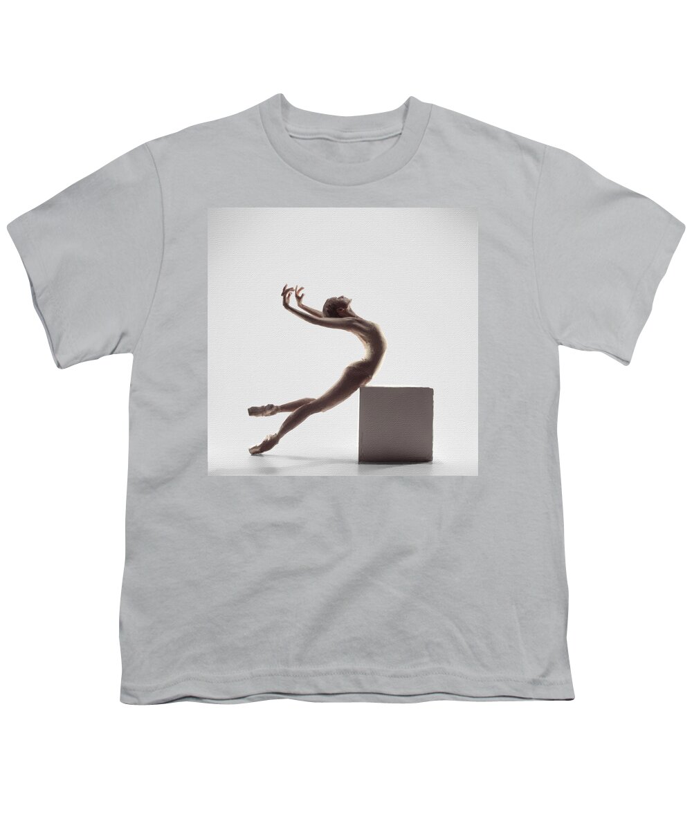 Woman Youth T-Shirt featuring the painting Dancer 3 by Tony Rubino
