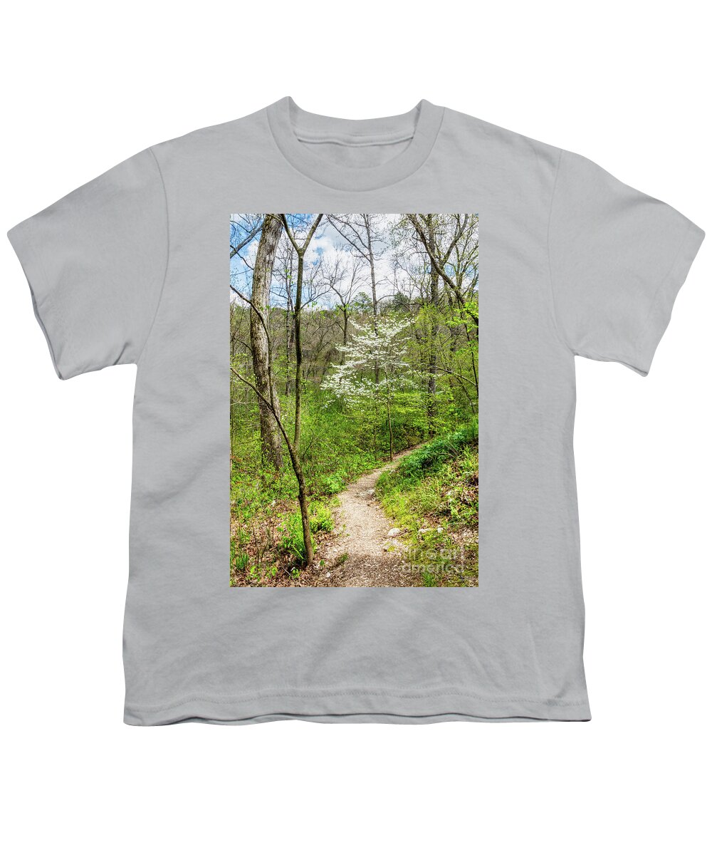 Natural Falls State Park Youth T-Shirt featuring the photograph Dogwood Natural Falls State Park by Jennifer White