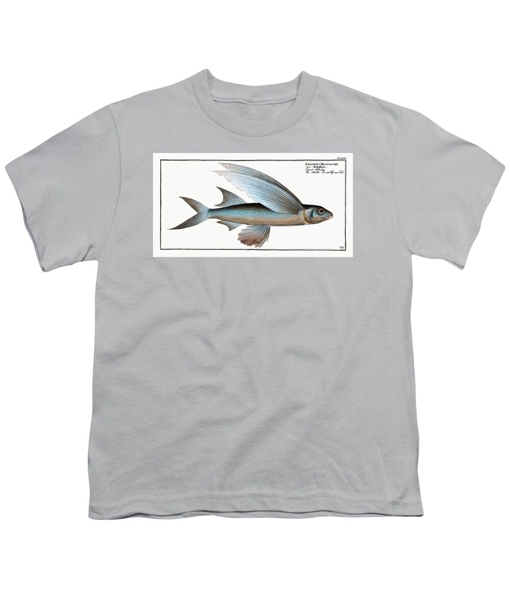 Flying Fish Youth T-Shirt featuring the mixed media Flying Fish by World Art Collective