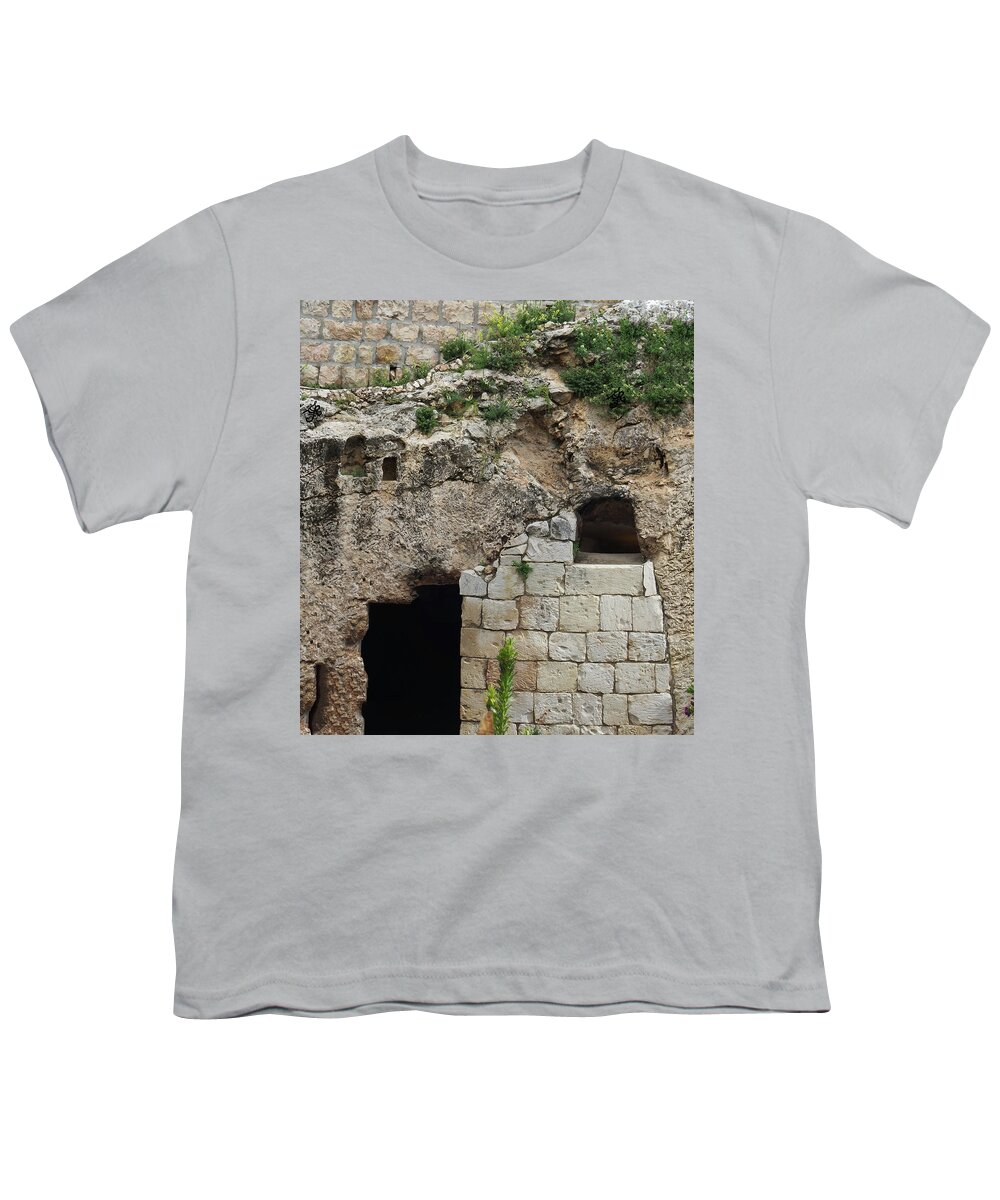 Tomb Youth T-Shirt featuring the photograph Garden Tomb by Ginger Repke