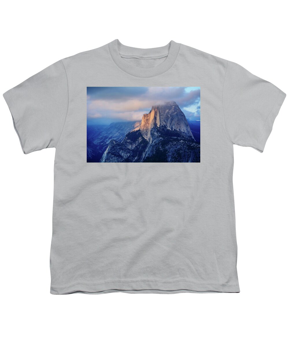Yosemite National Park Youth T-Shirt featuring the photograph Glacier Point Yosemite Sunset by Kyle Hanson