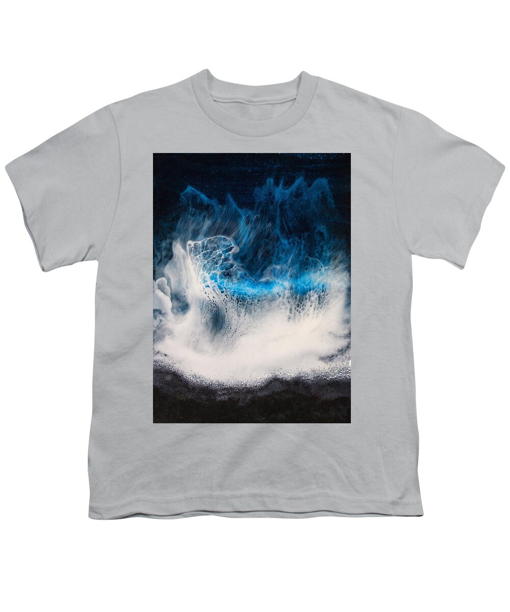 Wave Youth T-Shirt featuring the painting Lanzarote Heartbeat by Iryna Goodall