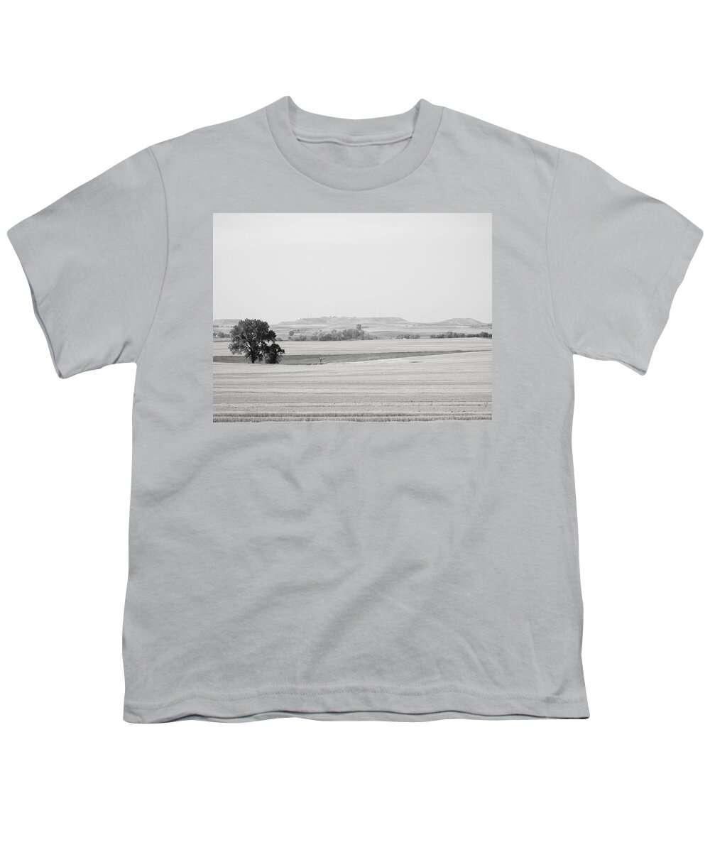 Tree Youth T-Shirt featuring the photograph Lone Tree in a Field by Amanda R Wright