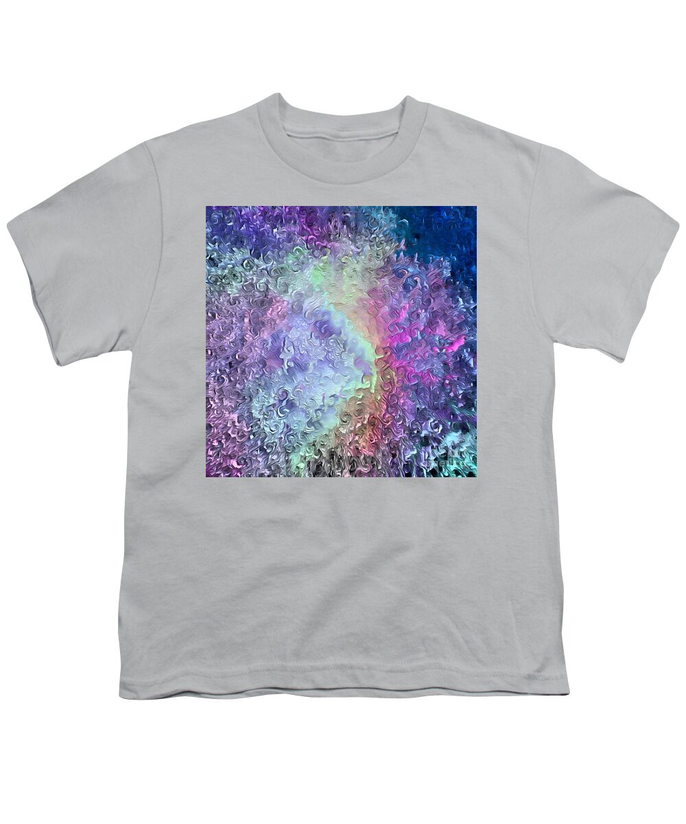 Mermaid Youth T-Shirt featuring the digital art Mermaid Memories by Rachel Hannah