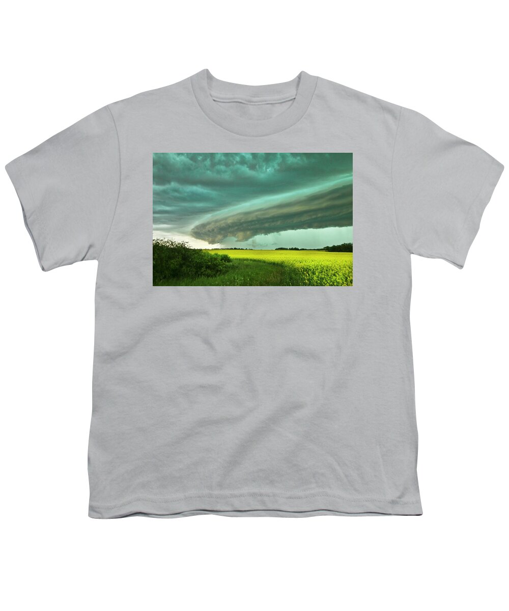 Yorkton Youth T-Shirt featuring the photograph More Prairie Beast by Ryan Crouse
