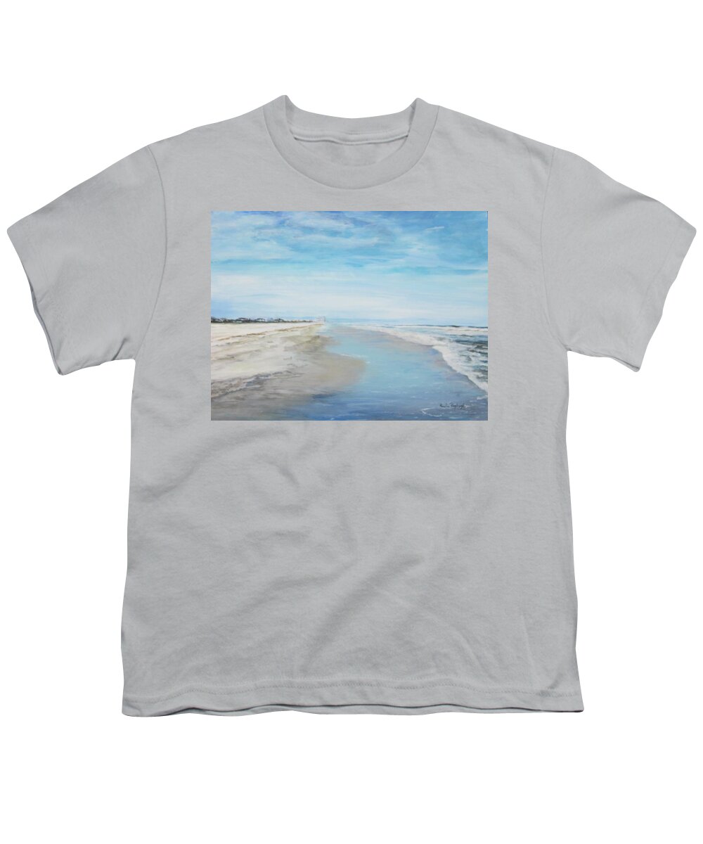 Painting Youth T-Shirt featuring the painting Peaceful by Paula Pagliughi