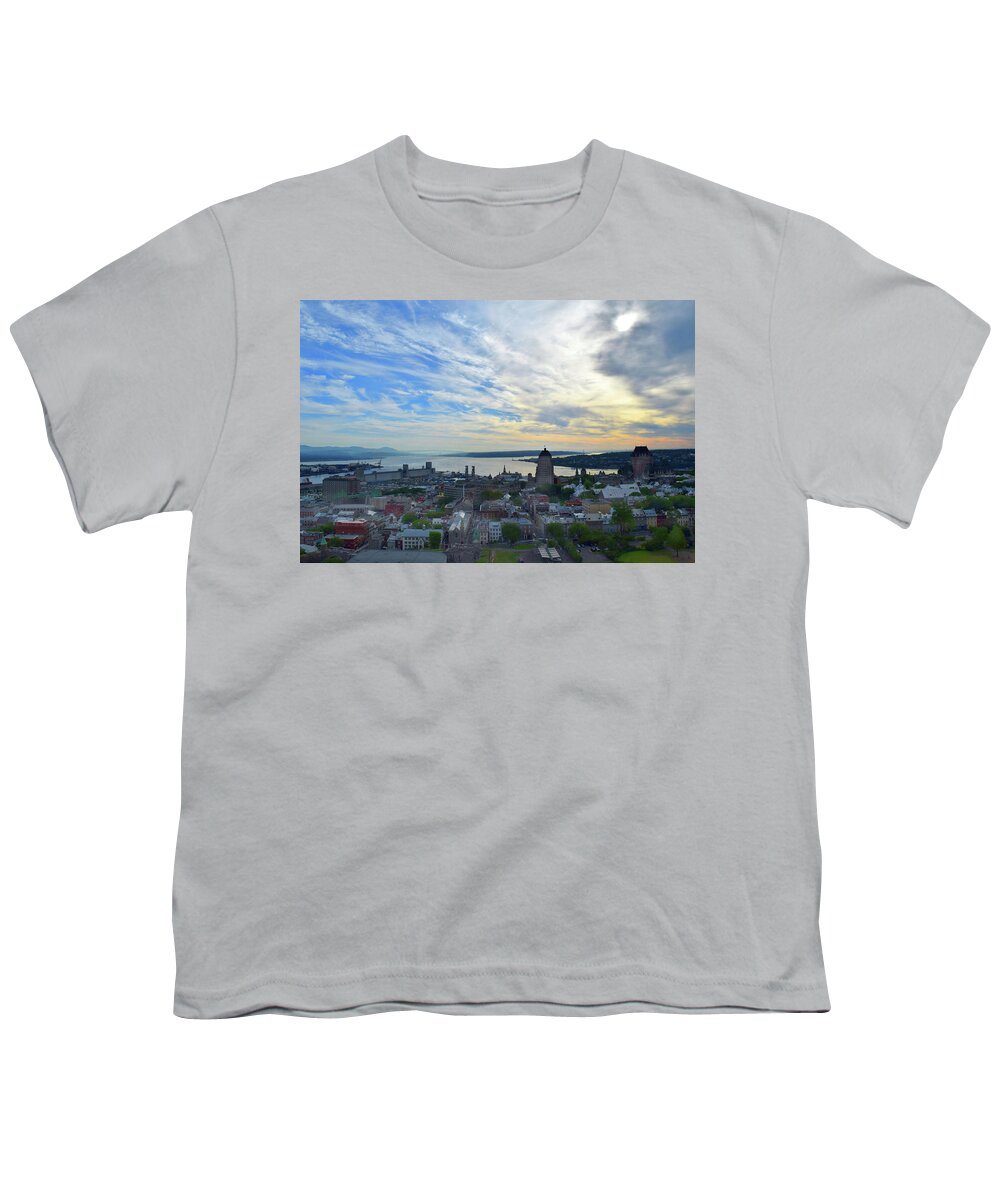 Quebec Youth T-Shirt featuring the photograph Quebec City Canada Photo 127 by Lucie Dumas