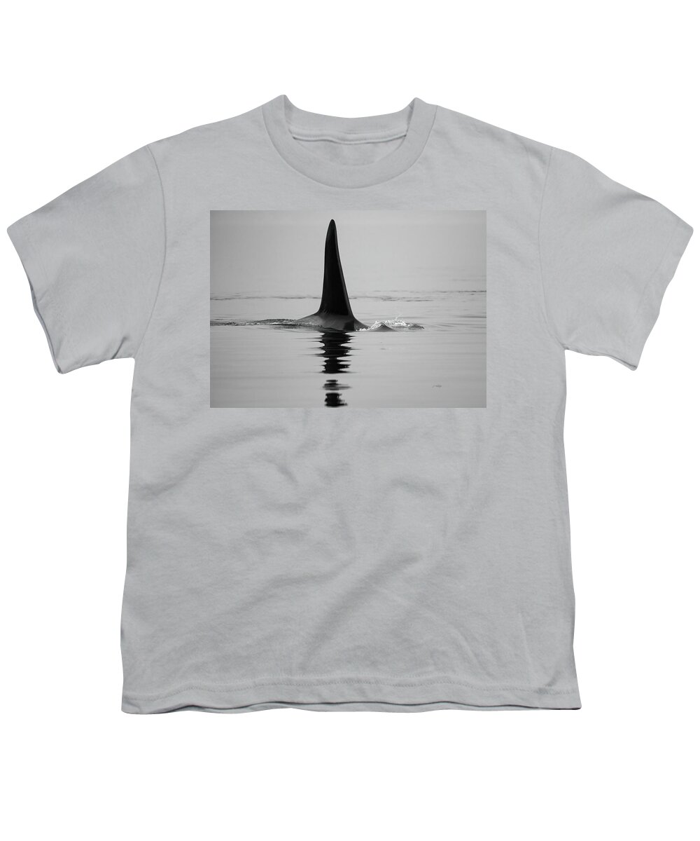 Solo Youth T-Shirt featuring the photograph Solo - Whale Art by Jordan Blackstone