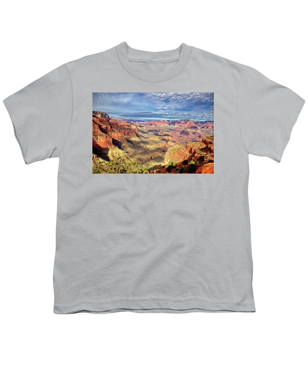 Grand Canyon Youth T-Shirt featuring the photograph The Grand Canyon by Bob Falcone