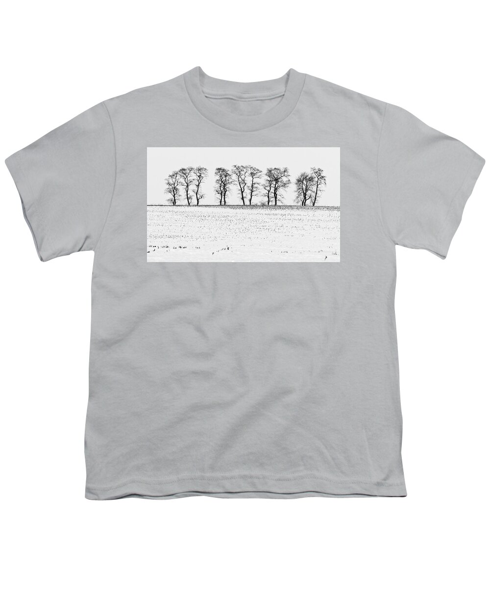 Winter Youth T-Shirt featuring the photograph Trees in Snow 5 by Steven Ralser