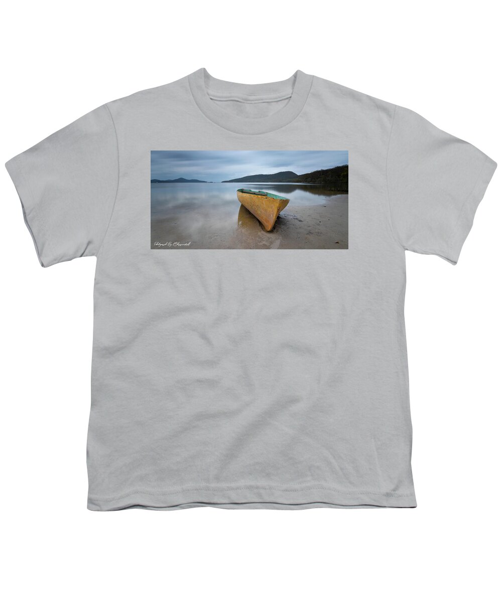 Wallis Lakes Australia Youth T-Shirt featuring the digital art Wallis Lakes 87231 by Kevin Chippindall
