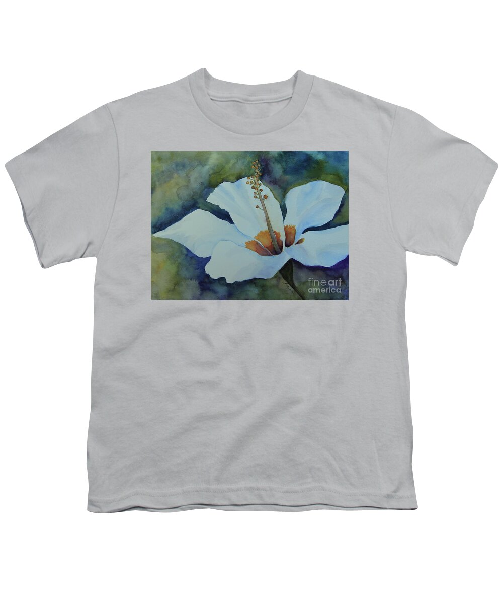 Lily Youth T-Shirt featuring the painting Watercolor Lily by Jeanette French