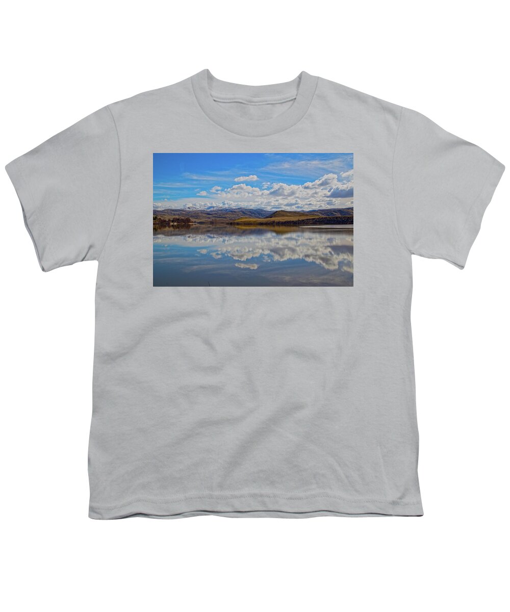 Lake Youth T-Shirt featuring the photograph Winter Lake by Dart Humeston