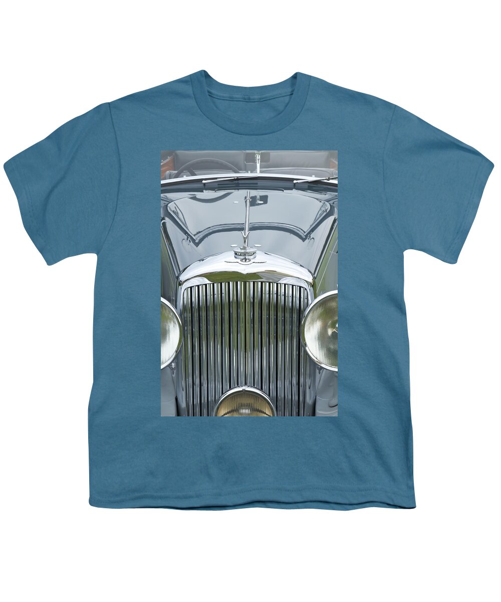 Antique Youth T-Shirt featuring the photograph 1938 Bentley by Jack R Perry