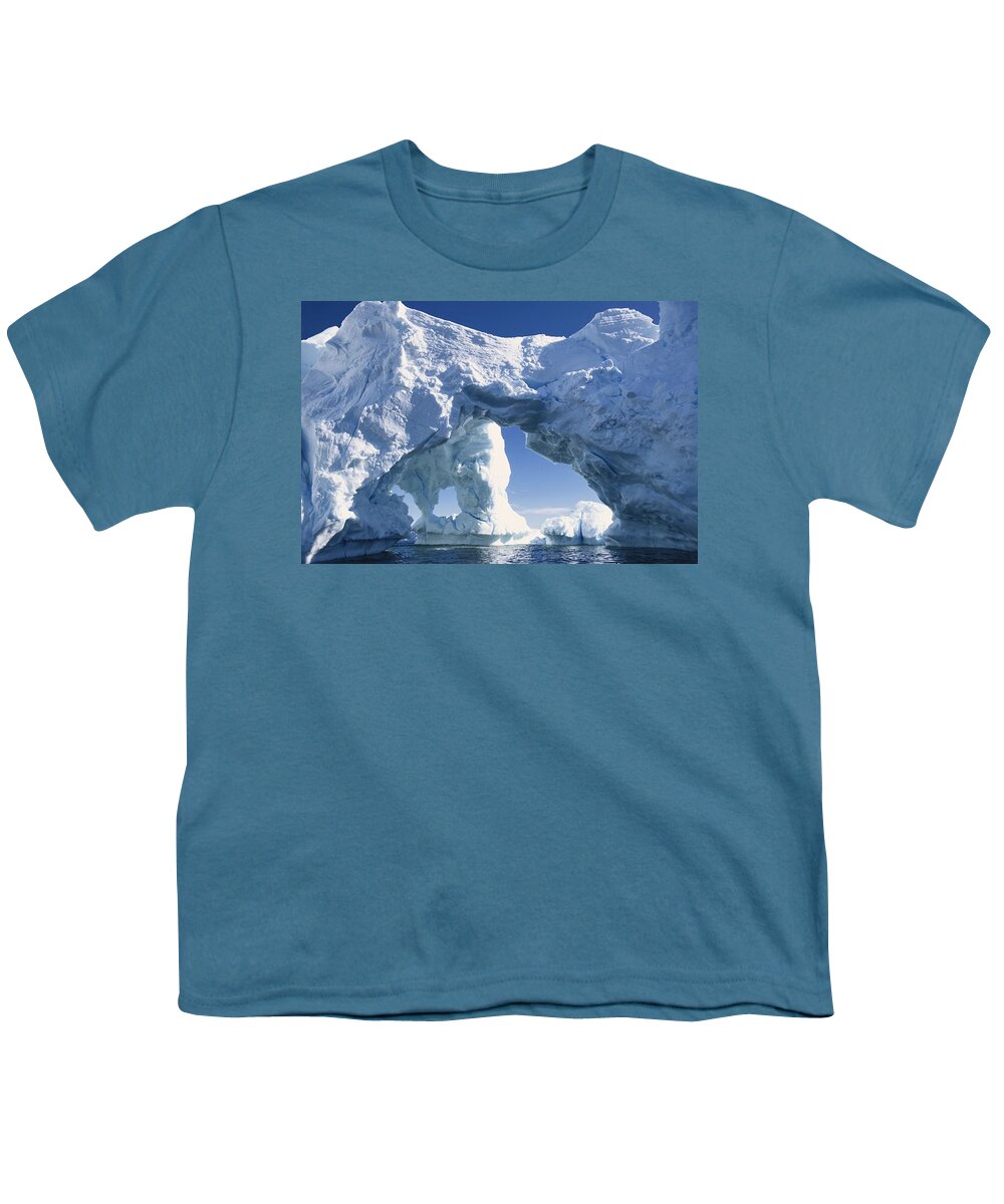 1970 Youth T-Shirt featuring the photograph Huge Antarctic Iceberg #1 by George Holton