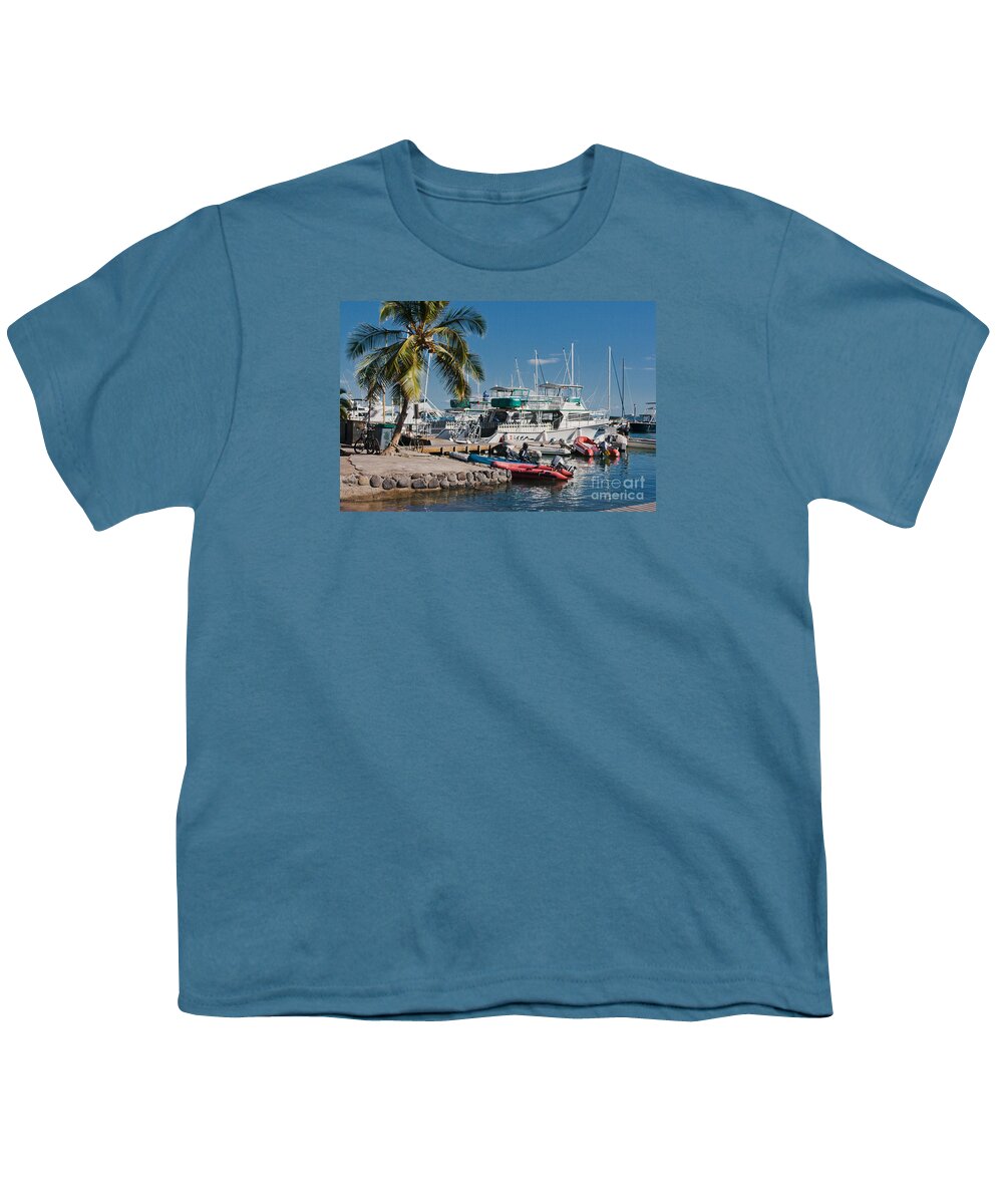  Youth T-Shirt featuring the photograph Lahaina Maui Hawaii by Sharon Mau