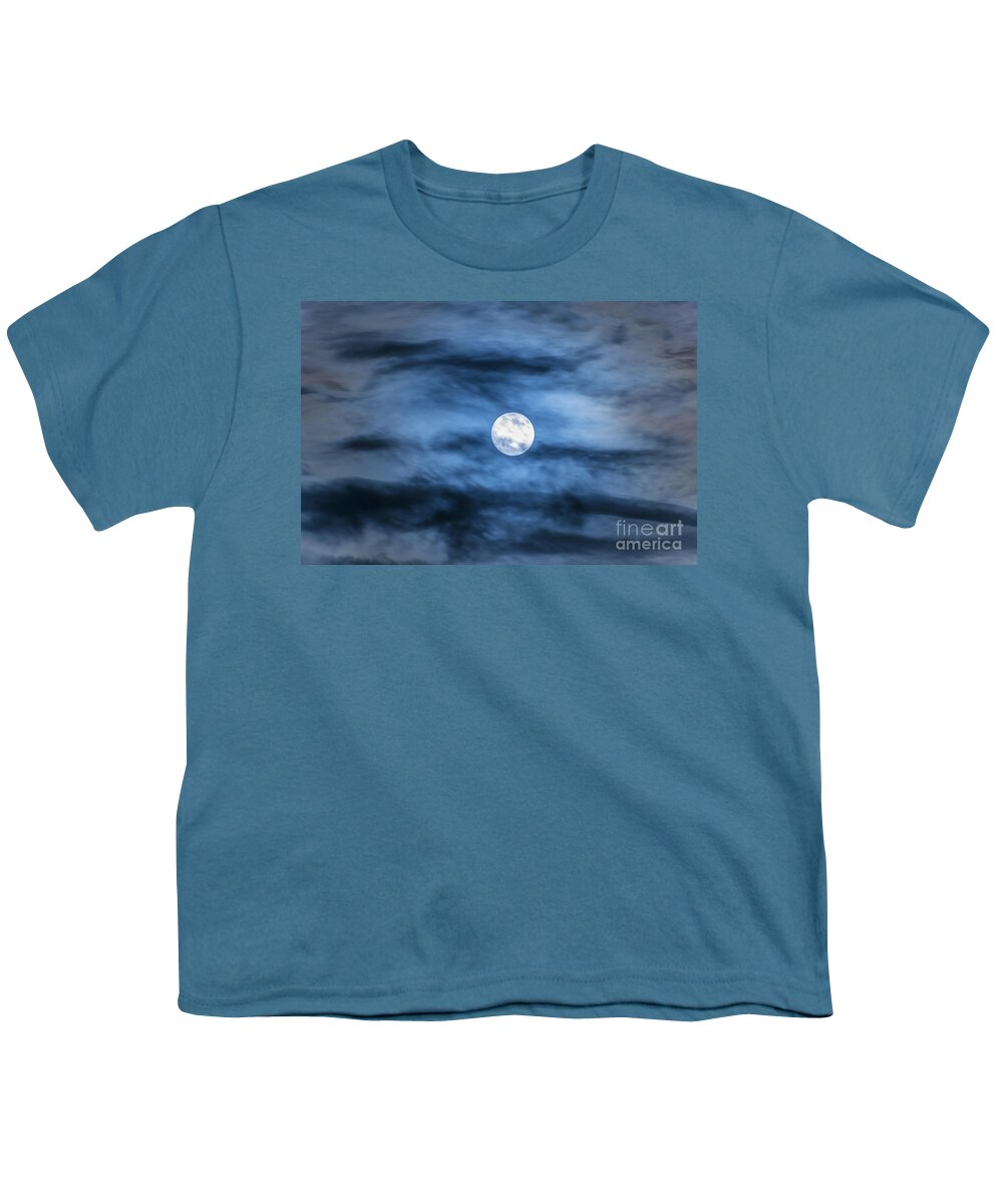 Moon Youth T-Shirt featuring the photograph Moon #1 by Mats Silvan