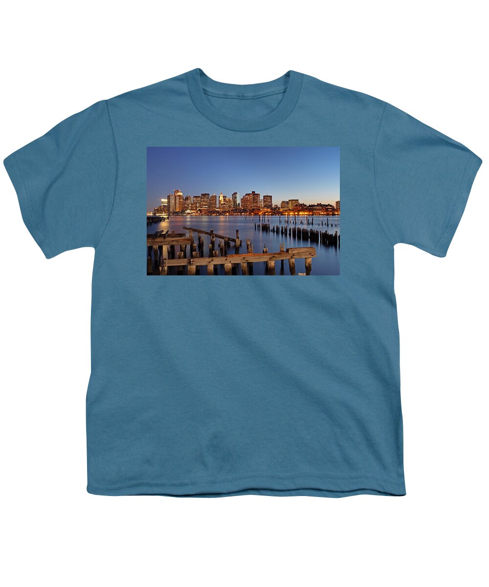 Boston Youth T-Shirt featuring the photograph Boston by Juergen Roth
