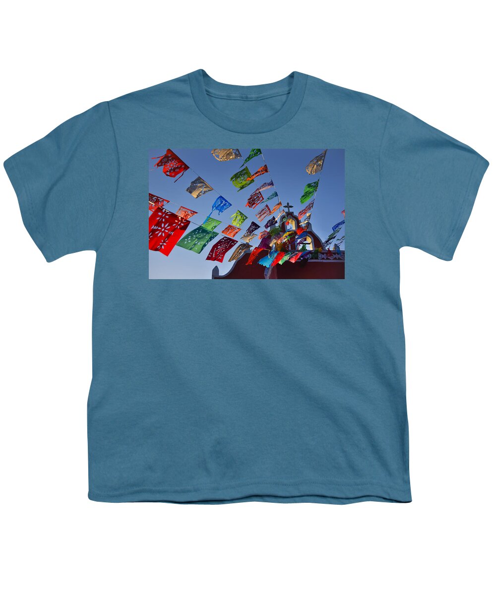 Fiesta Youth T-Shirt featuring the photograph Fiesta by Skip Hunt