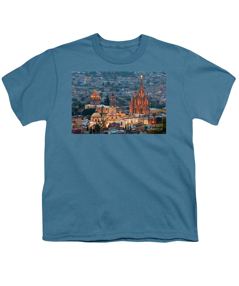 San Miguel De Allende Youth T-Shirt featuring the photograph San Miguel De Allende, Mexico by John Shaw