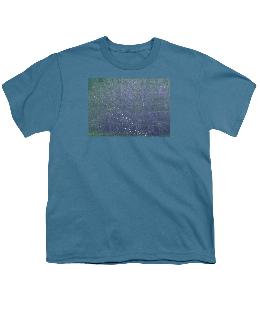 Abstract Youth T-Shirt featuring the digital art 5x7.l.1.13 by Gareth Lewis