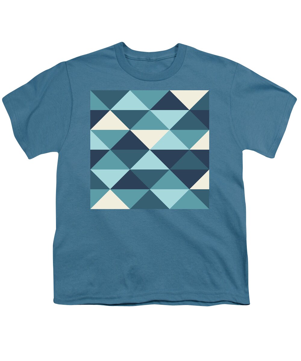 Abstract Youth T-Shirt featuring the digital art Pixel Art #72 by Mike Taylor