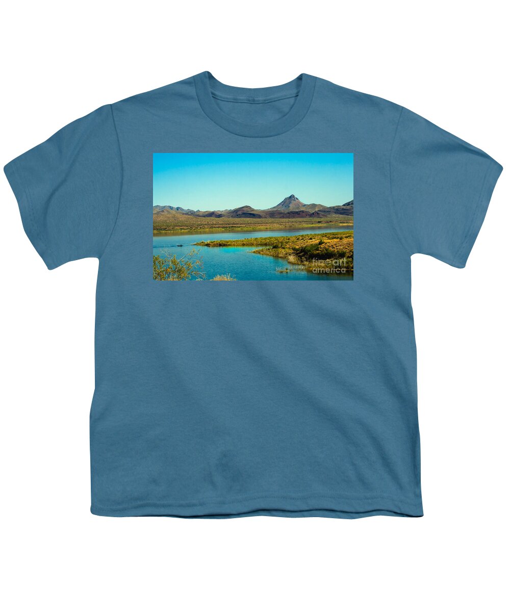 Lake Youth T-Shirt featuring the photograph Alamo Lake by Robert Bales