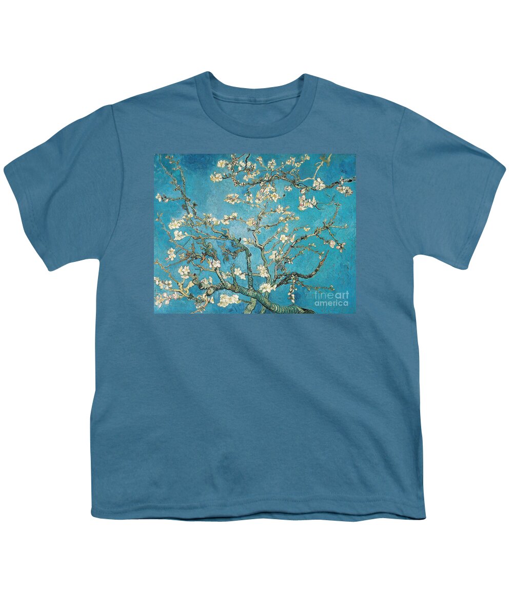#faatoppicks Youth T-Shirt featuring the painting Almond branches in bloom by Vincent van Gogh