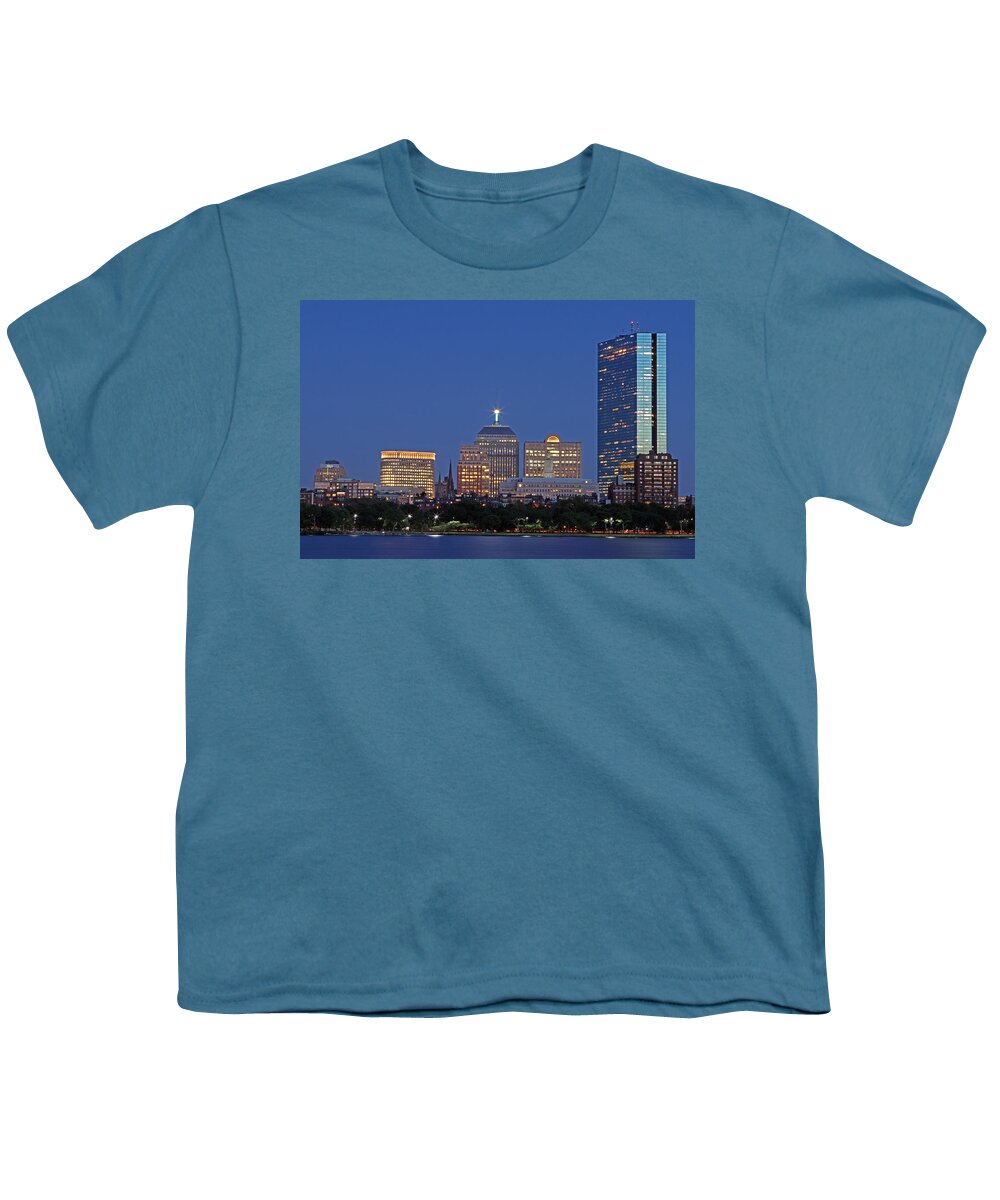 Boston Youth T-Shirt featuring the photograph Boston Berkeley Building by Juergen Roth