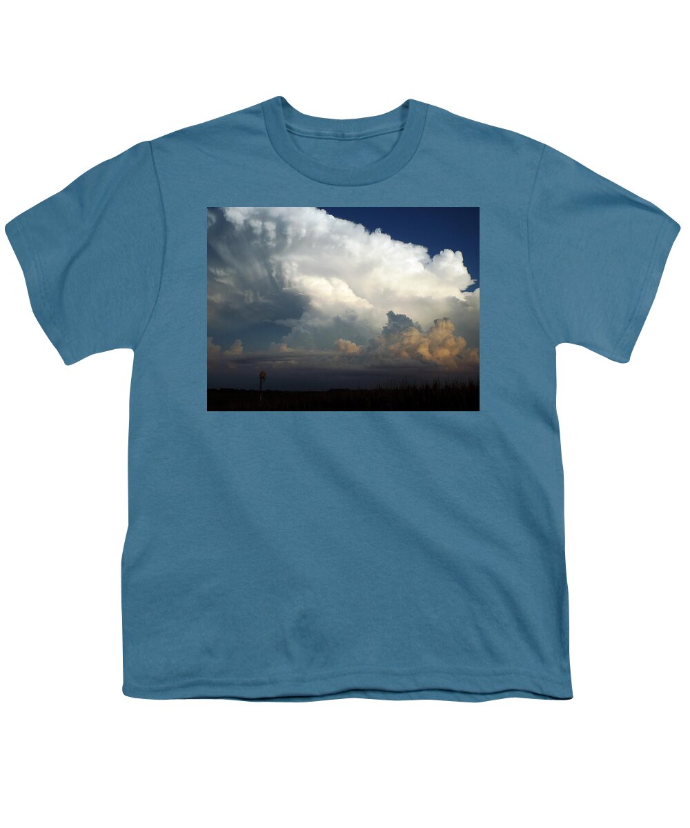 Prairie Youth T-Shirt featuring the photograph Dramatic by Caryl J Bohn