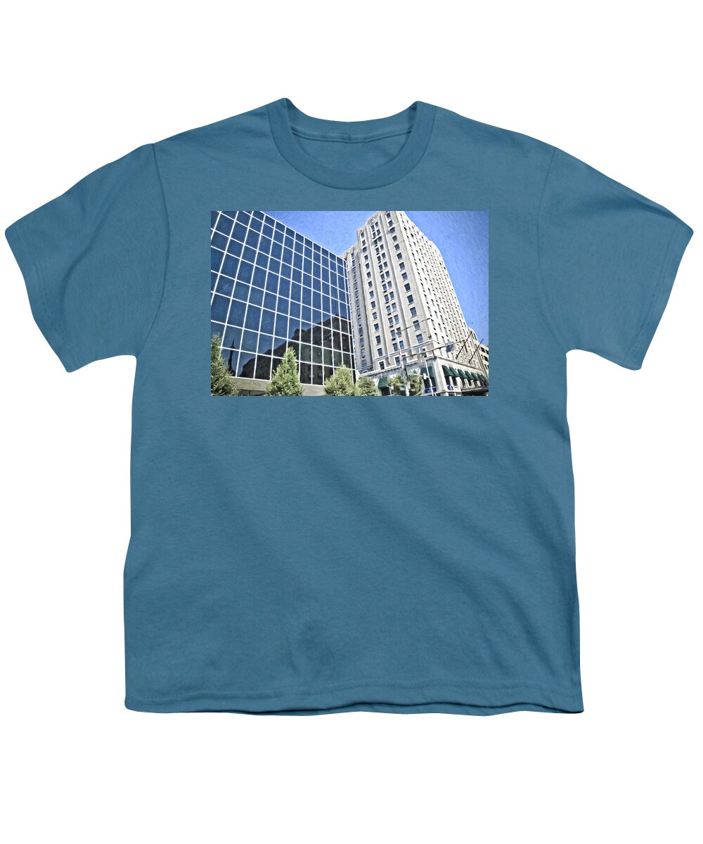 Reading Youth T-Shirt featuring the photograph Glad I'm Not A Window Cleaner by Trish Tritz