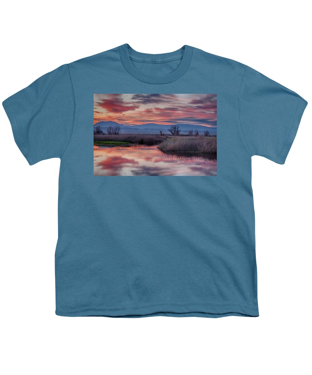 Beautiful Sunset Youth T-Shirt featuring the photograph Grand Sunset by Lisa Chorny